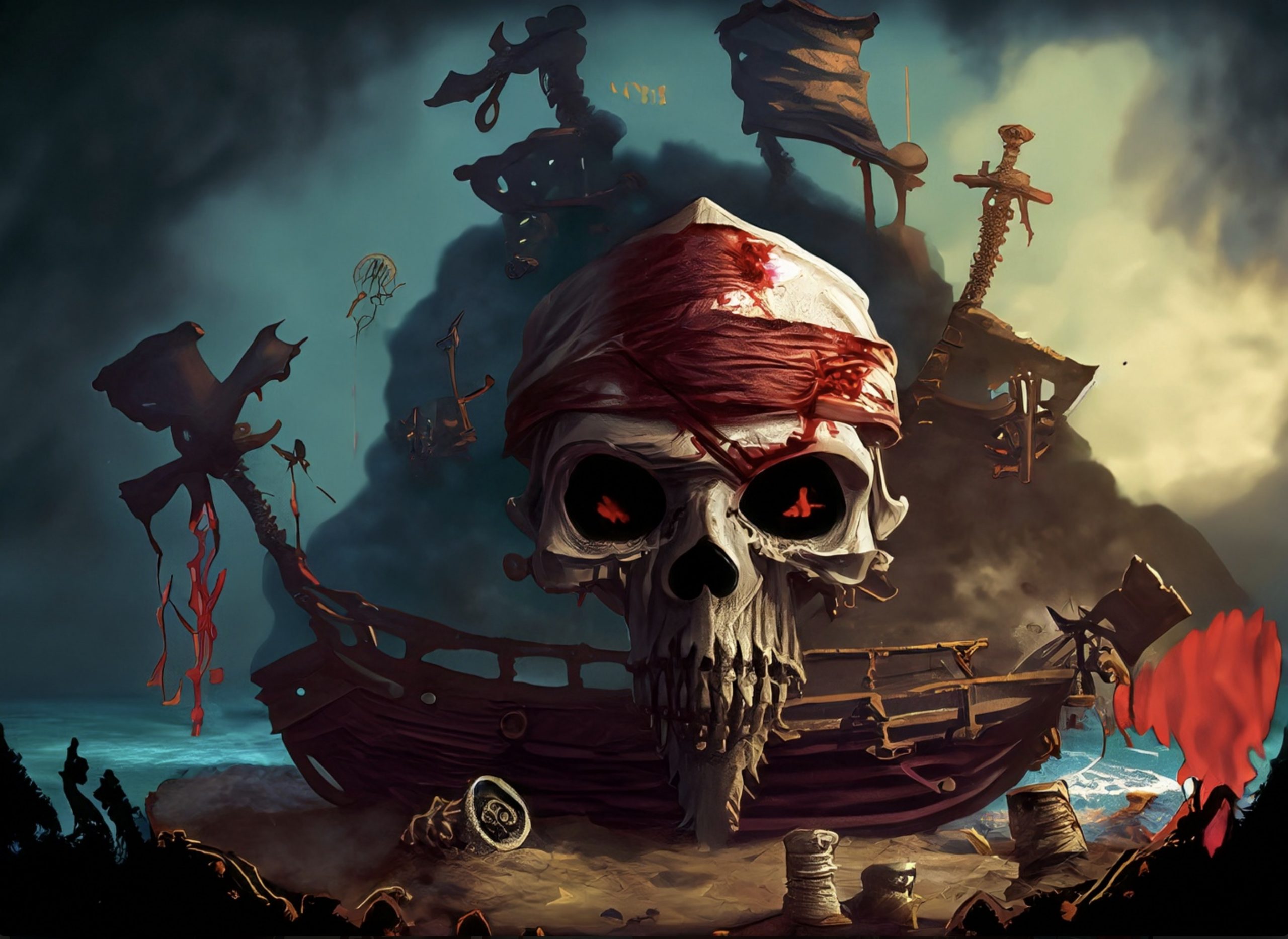 AI-powered pirate-themed action-adventure game